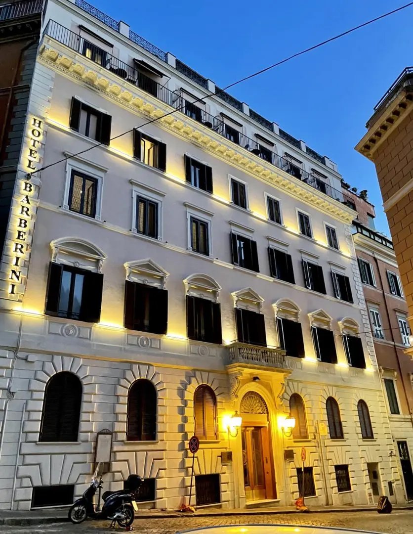 Hotel Barberini Rome exterior view