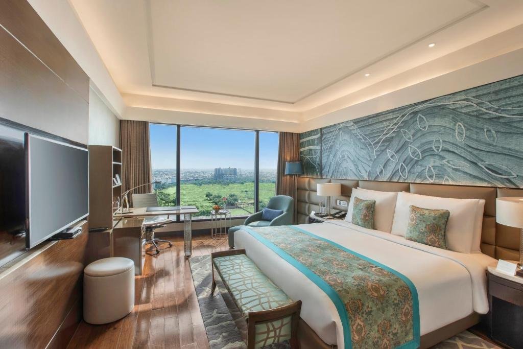 Deluxe Room at The Leela Ambience Convention Hotel Delhi