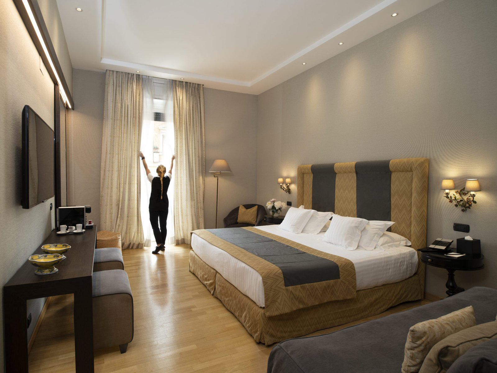 Guest Room at Ludovisi Palace Hotel