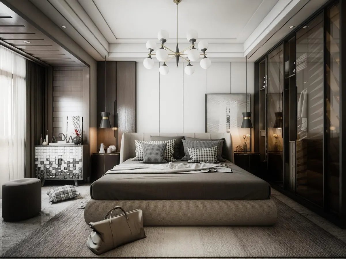Guest Room at Modern Hotel