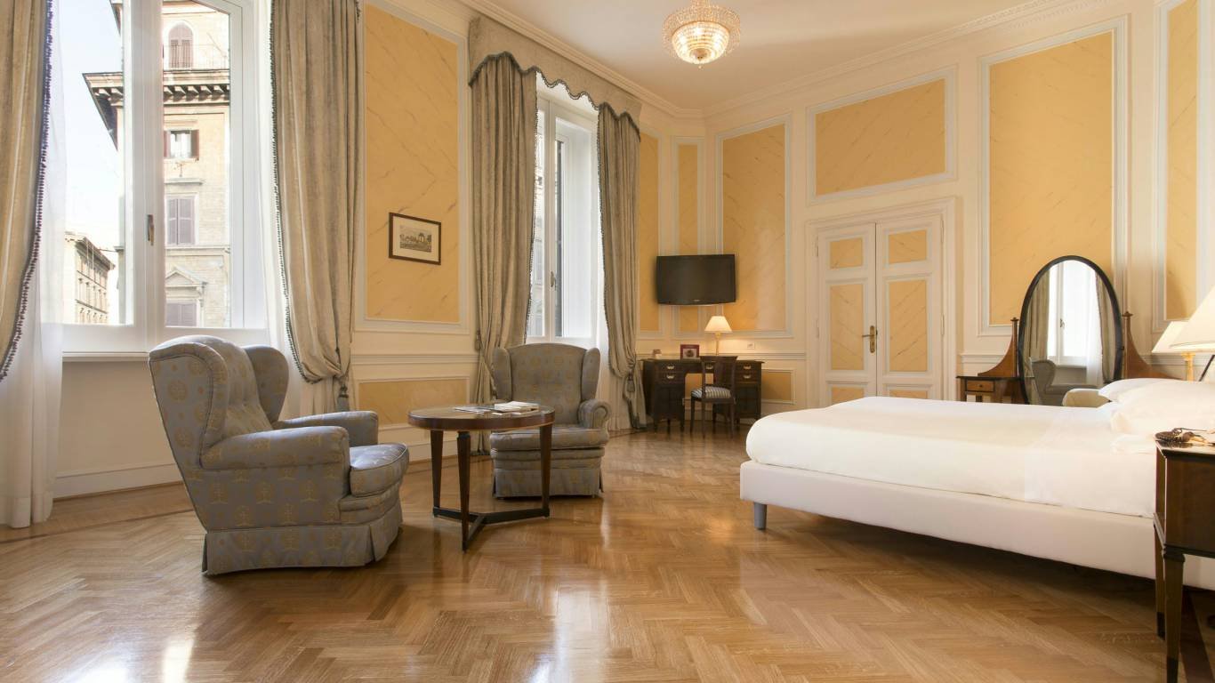 Lobby at Hotel Quirinale